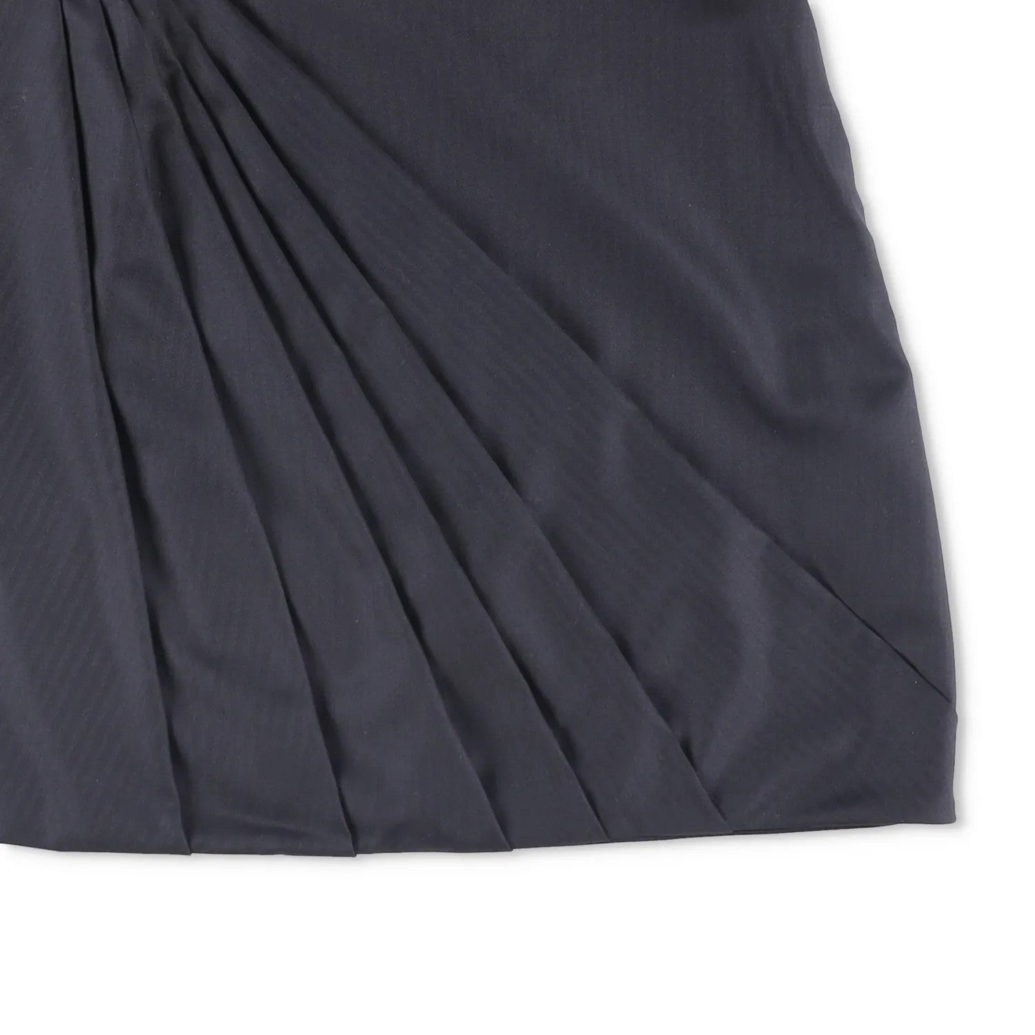 RACIL Womens Misha Mini Skirt Herringbone Wool High Waist Draped Black 4 RRP 420 — View 4