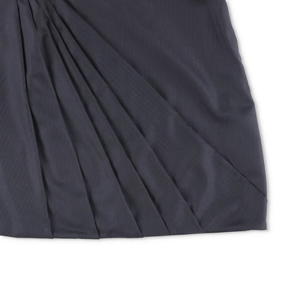 RACIL Womens Misha Mini Skirt Herringbone Wool High Waist Draped Black 4 RRP 420 — View 4