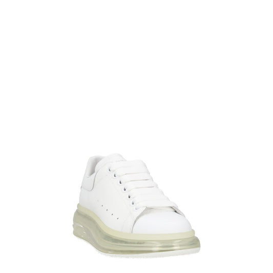 ALEXANDER MCQUEEN Womens White Leather Low Top See Through Sole UK 2.5 RRP 460 — View 2