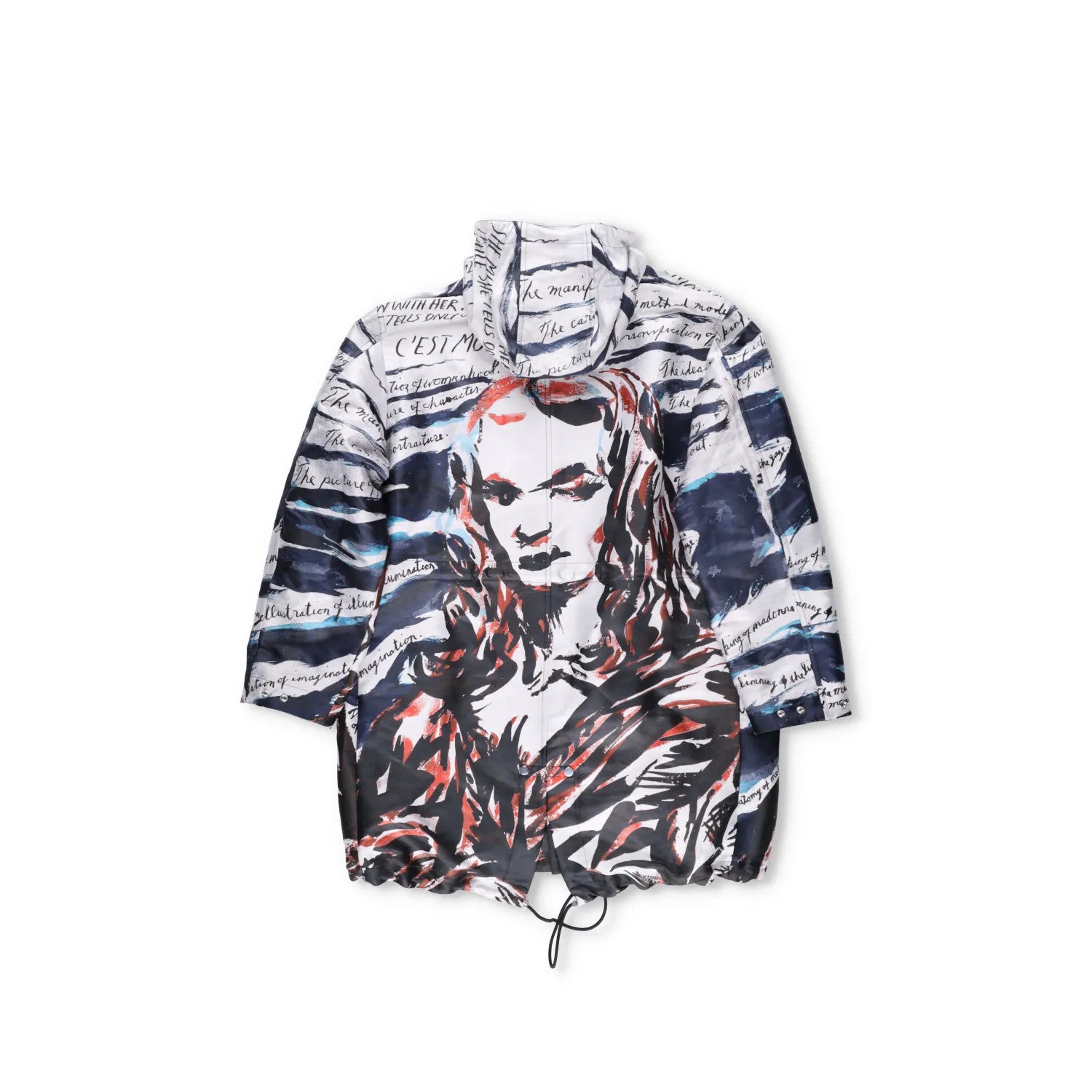 DIOR HOMME Mens Parka Jacket Mona Lisa Multicoloured Hooded Size 48 RRP 6960 — View 5