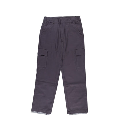 GR10K Mens Klopman Shank Structured Pants Grey Cargo Trousers Size 46 RRP 285