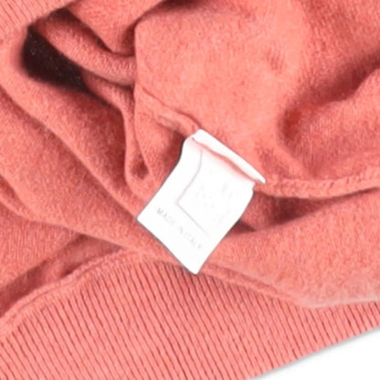 AMBUSH Womens Cropped Hoodie Pullover Pink Wide Drawstring Size S RRP 320 — View 6