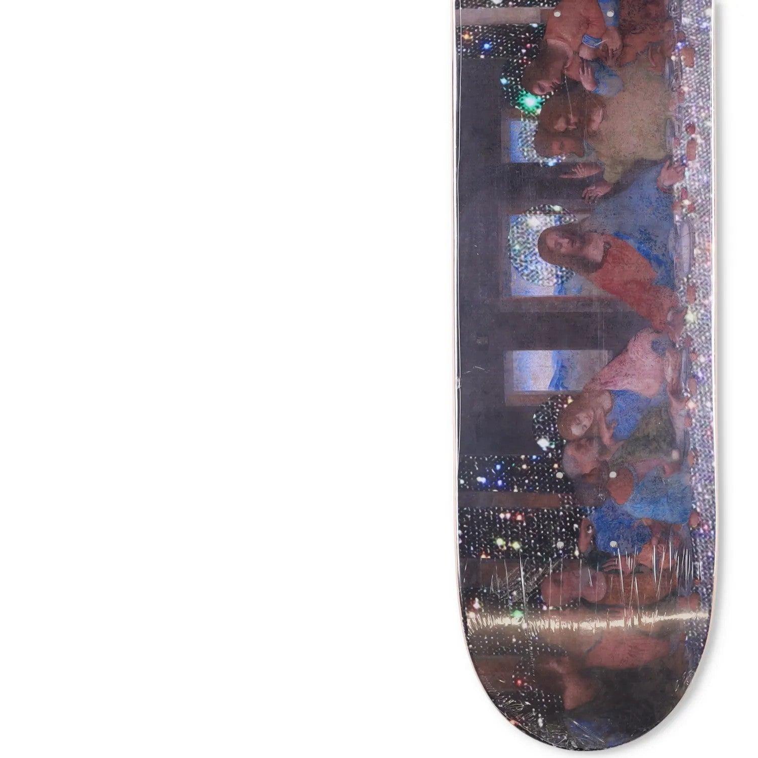SARA SHAKEEL Skateboard Deck Wood Painting Design Multicoloured Size 8.25 RRP150 — View 3