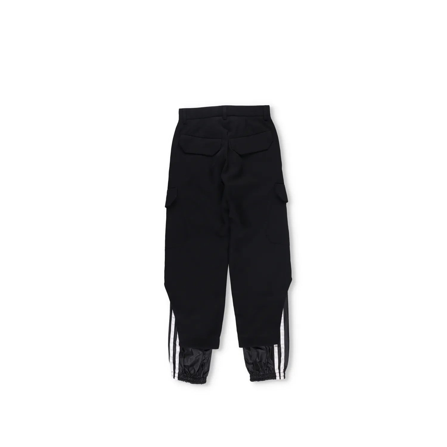 DELADA Mens Cargo Trousers Black Wool Blend Elastic Cuffs Size 25 RRP 250 — View 11