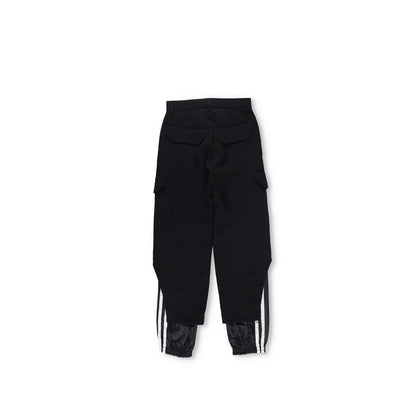DELADA Mens Cargo Trousers Black Wool Blend Elastic Cuffs Size 25 RRP 250 — View 11