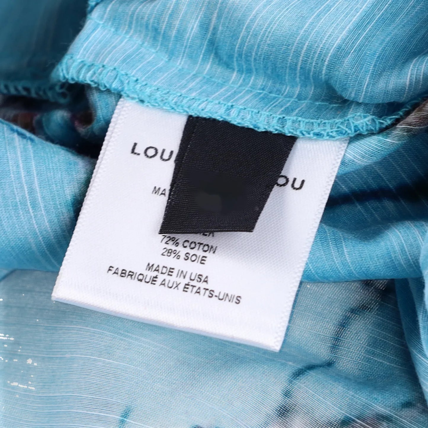 LOUISA BALLOU Womens Trousers Wide Straight Leg Turquoise Stone Blue XS RRP 510 — View 10