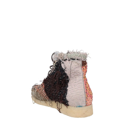 BY WALID Mens Moccasin High Top Shoes Multicoloured Leather Lace Up  UK 8 RRP700 — View 5