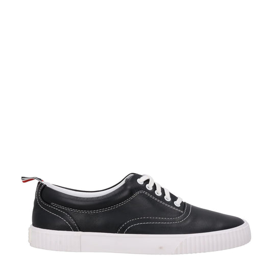 THOM BROWNE Mens Heritage Trainer Rubber Sole Vitello Calf Leather UK10 RRP 630