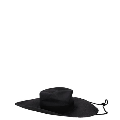 RUSLAN BAGINSKIY Womens Wide Brim Straw Fedora Hat Black Size M RRP 520 — View 6