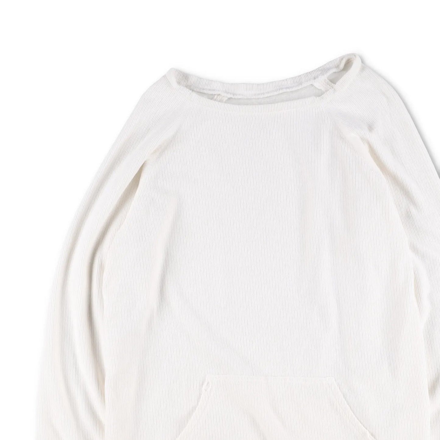 GREG LAUREN Womens White Cotton Pullover Jumper Women Crew Neck Size 3 RRP 350 — View 2