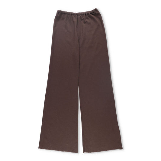 16ARLINGTON Womens Flared Joggers Wool Acrylic Blend Trousers Brown 12 RRP 680