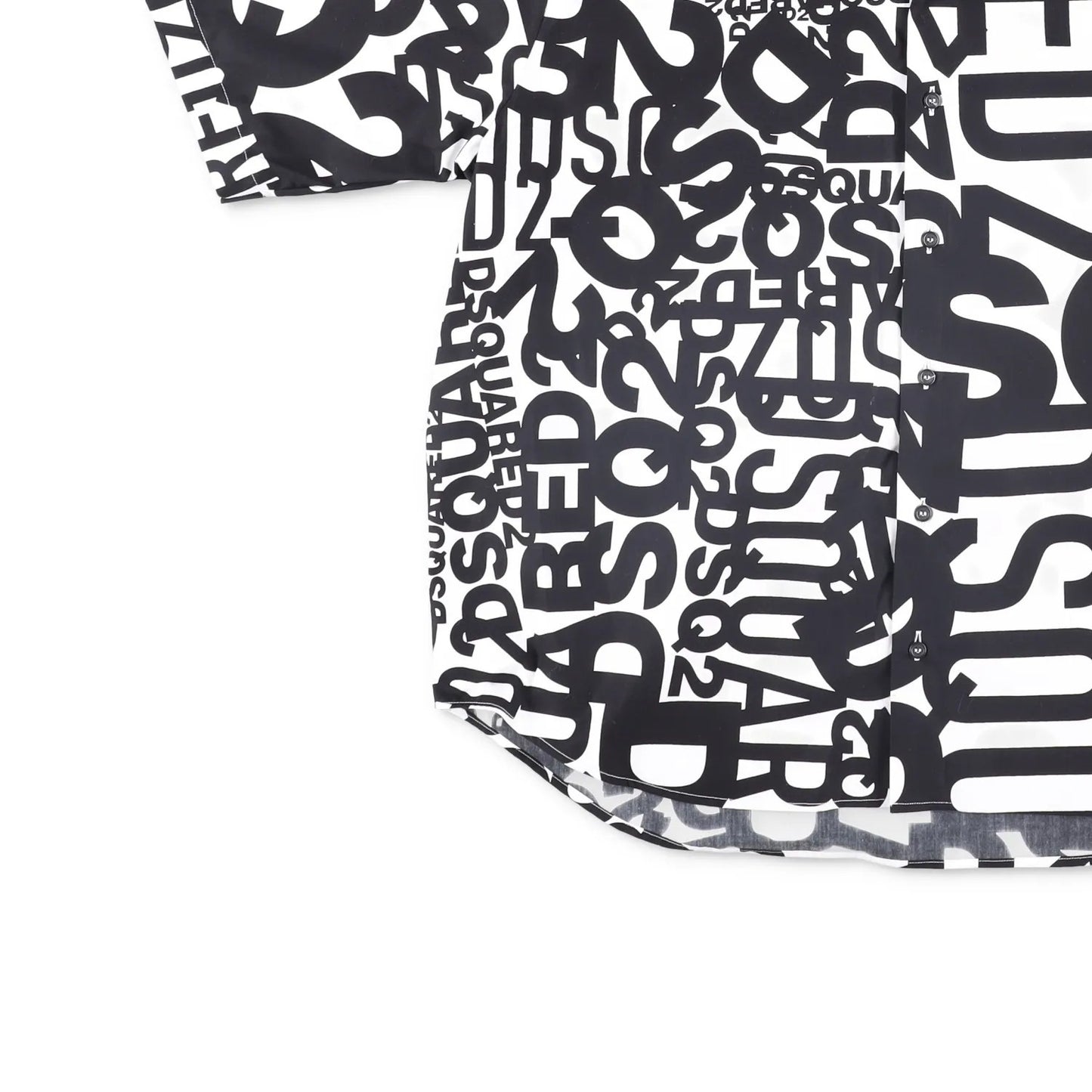 DSQUARED2 Mens Shirt Cotton Button-Up Multicoloured Short Sleeve Size 46 RRP 375 — View 3