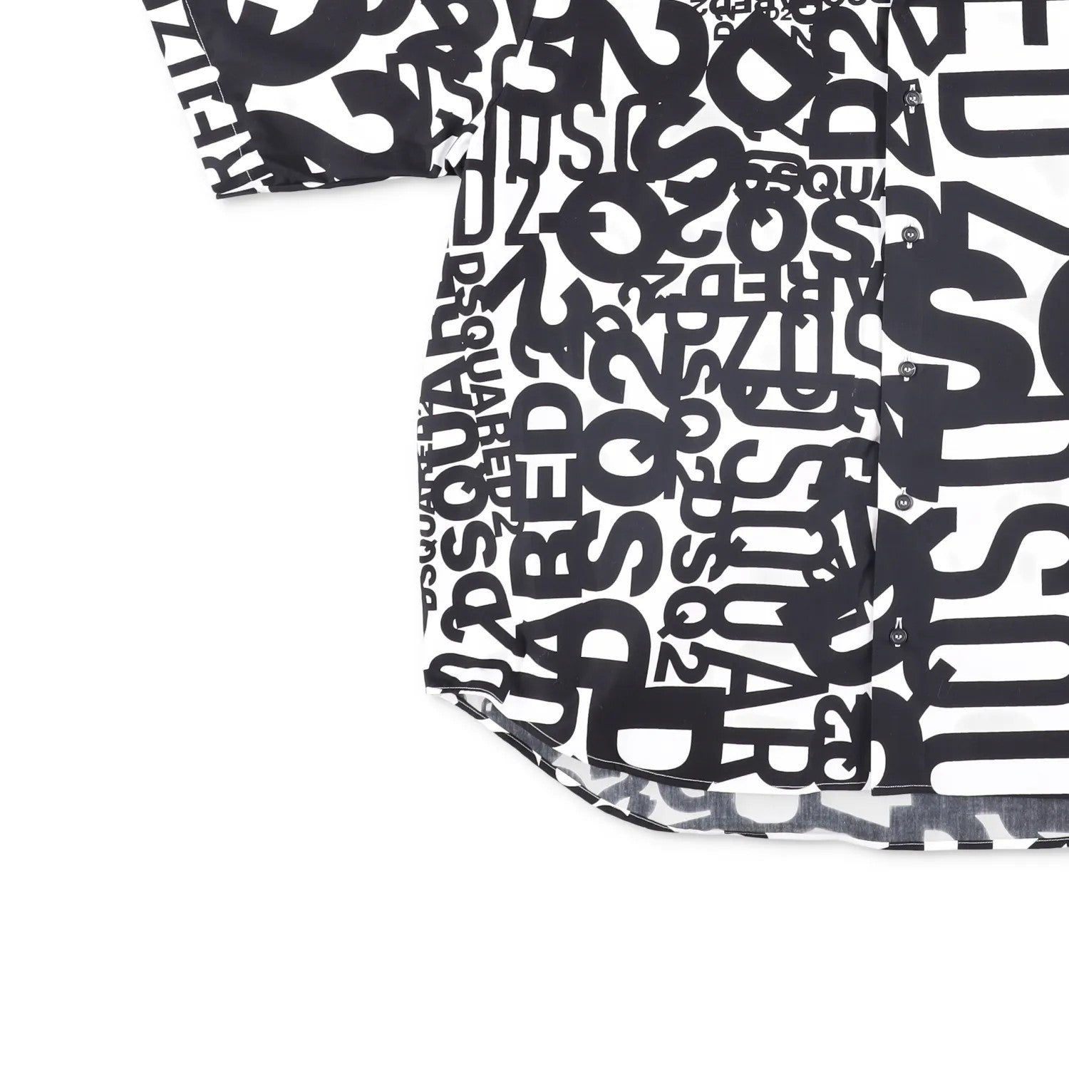 DSQUARED2 Mens Shirt Cotton Button-Up Multicoloured Short Sleeve Size 46 RRP 375 — View 3