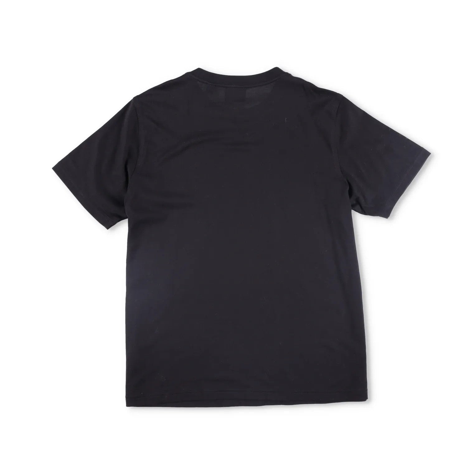BURBERRY Womens T-Shirt Black Crew Neck Short Sleeve Large Logo Cotton M RRP 250 — View 7