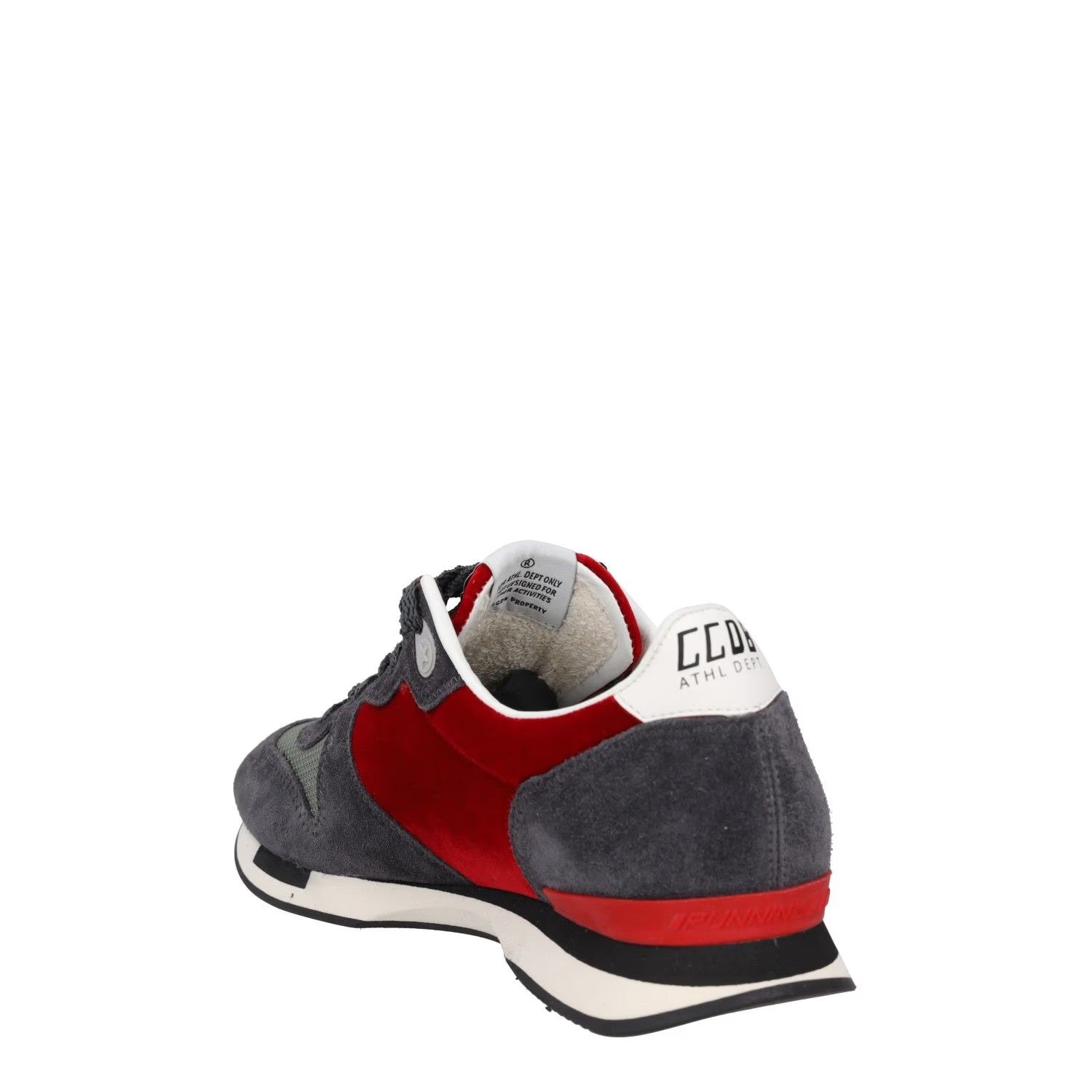 GOLDEN GOOSE Mens Trainers Red Grey White Suede Low Top Lace Up UK 6 RRP 485 — View 5