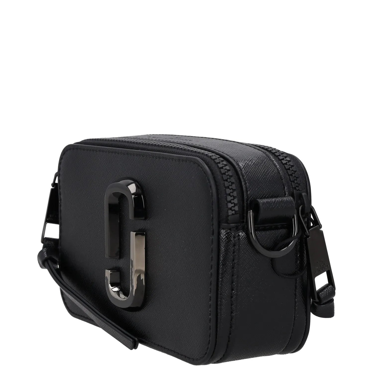 MARC JACOBS Womens Crossbody Handbag Black Leather Zip Closure M RRP 350 — View 2