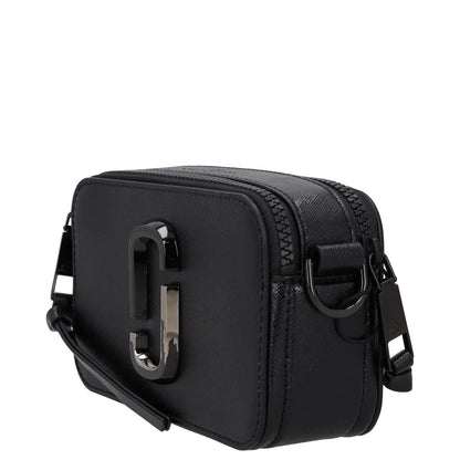 MARC JACOBS Womens Crossbody Handbag Black Leather Zip Closure M RRP 350 — View 2