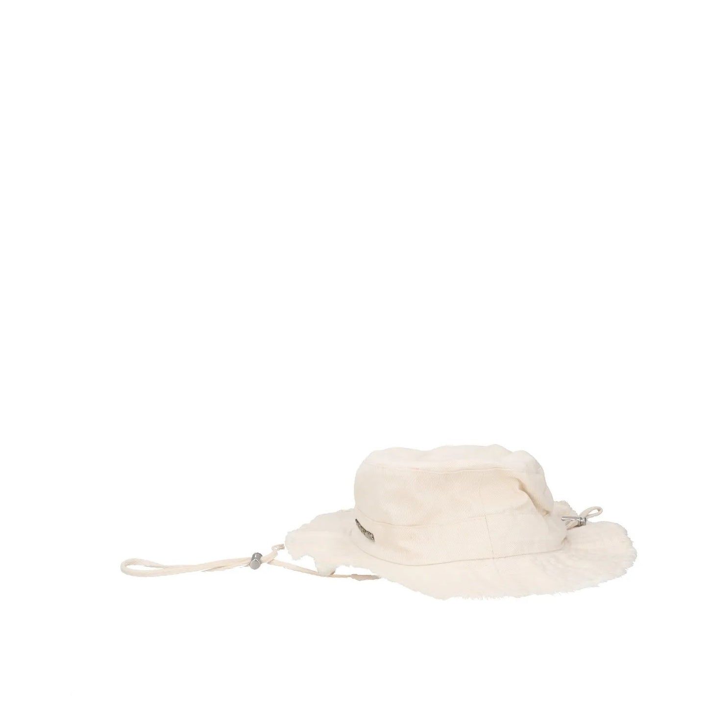 JACQUEMUS Unisex Jacqu Le Bob Artichaut Hat Neutrals Logo Strap Size 60 RRP 125 — View 3