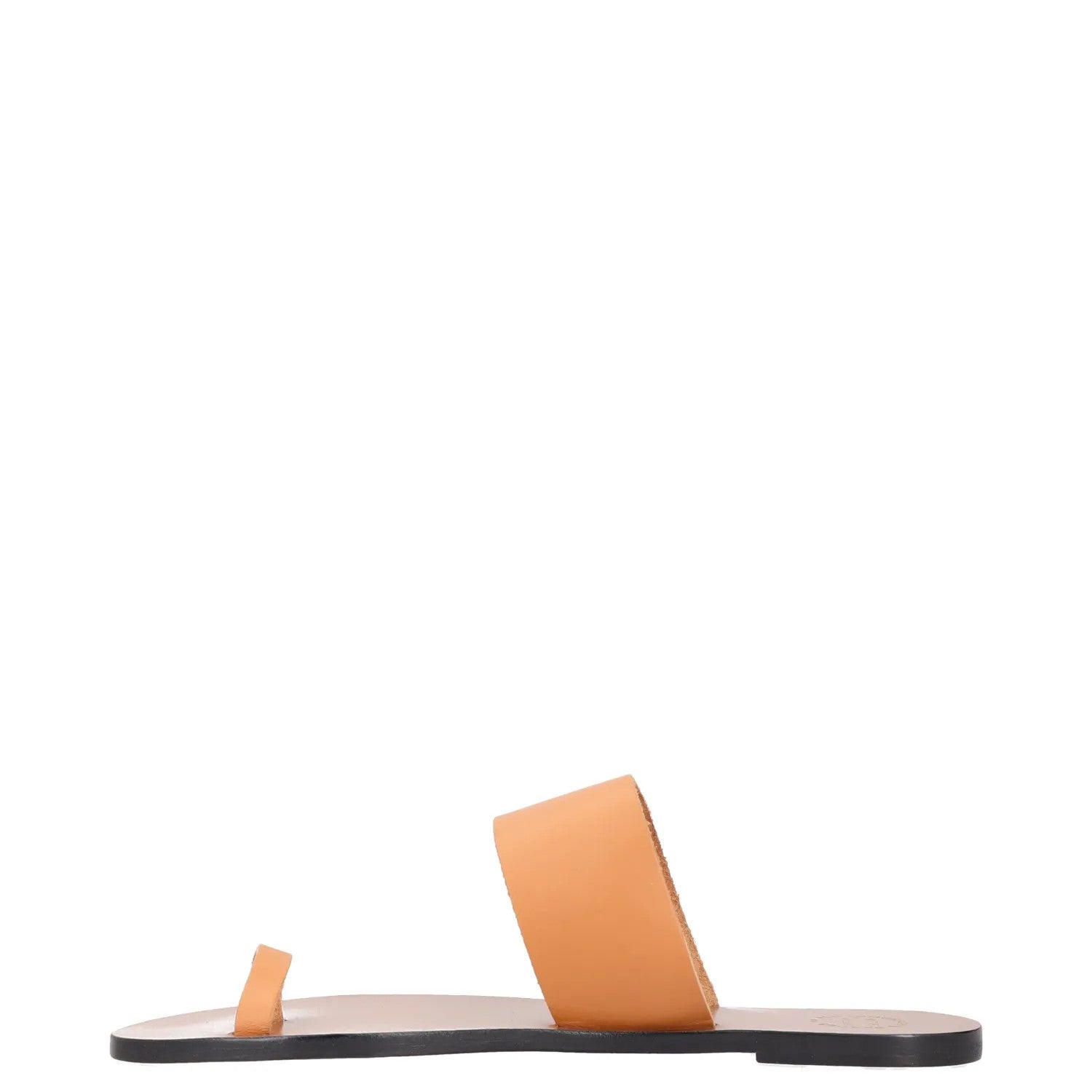 ATP Womens Flats Brown Leather Brown Slip On Orange Strap Open Toe EU 40 RRP 275 — View 3