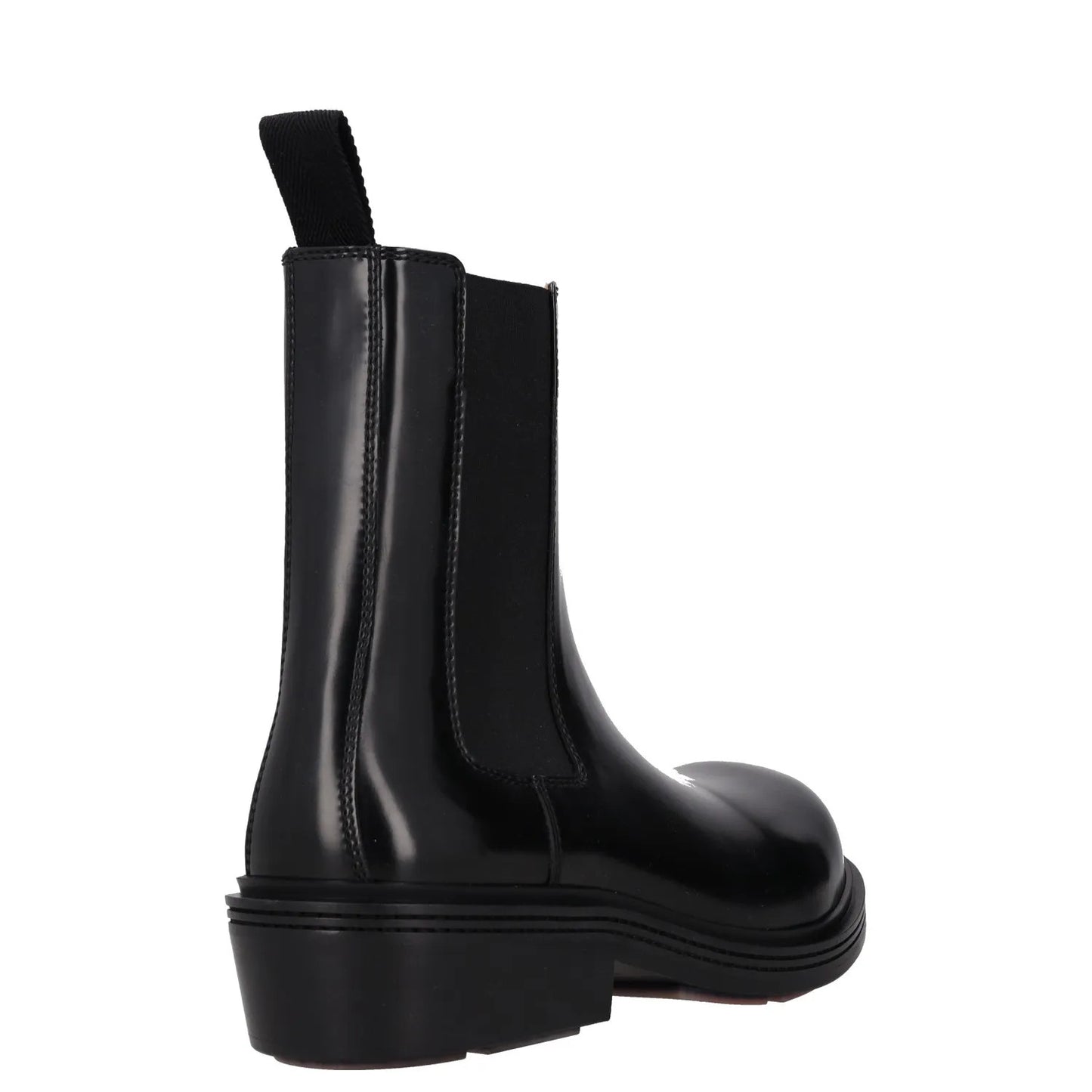 BOTTEGA VENETA Womens Chelsea Ankle Boot Vinyl Leather Black UK 3.5 RRP 1445 — View 6