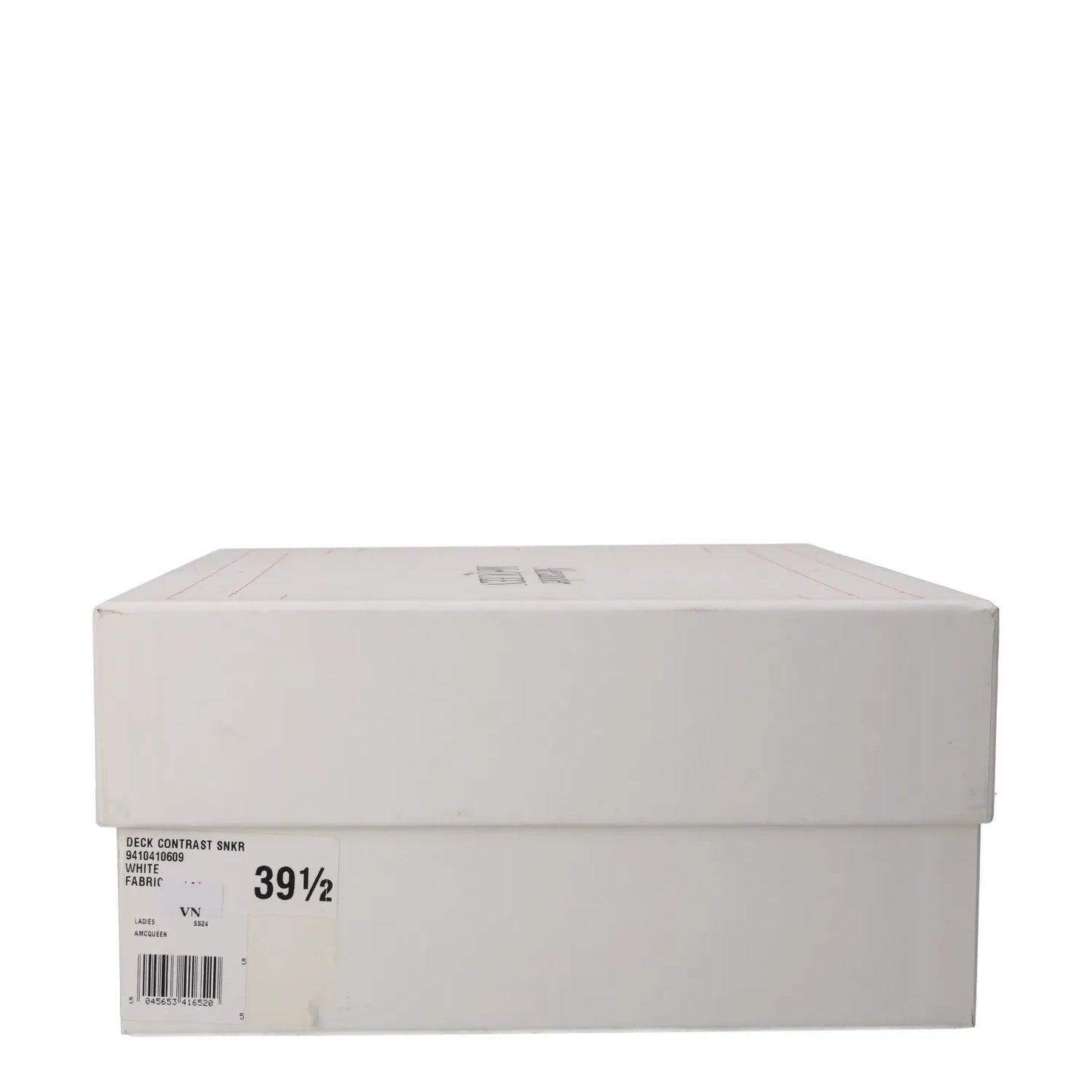 ALEXANDER MCQUEEN Womens Deck Contrast Sneakers Fabric White Low EU 39.5 RRP 370 — View 11