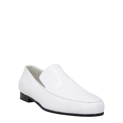 TOTEME The Croco Oval Loafer White Leather Slip On Comfort EU 42 RRP 480 — View 2