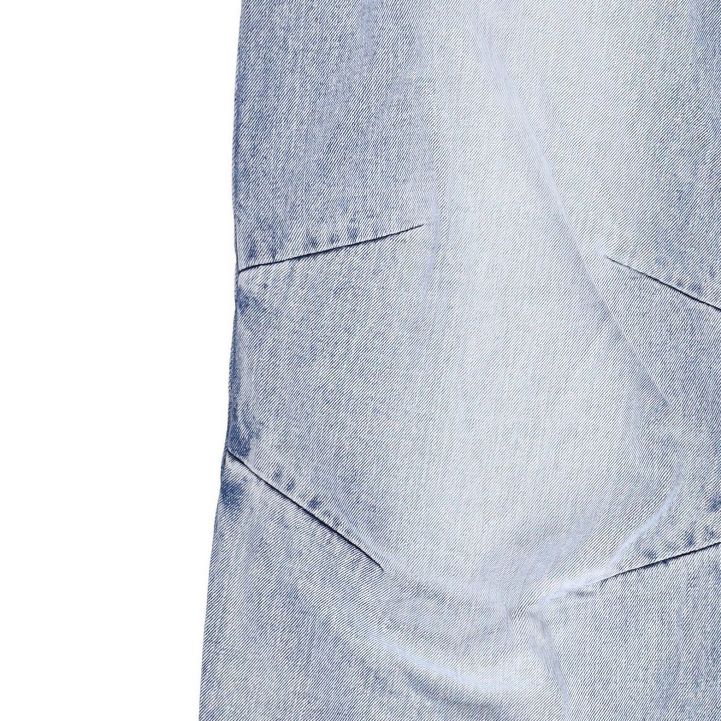 WE11 DONE Womens Sky Wire Detail Denim Pants Relaxed Fit High Rise Blue M RRP795 — View 6