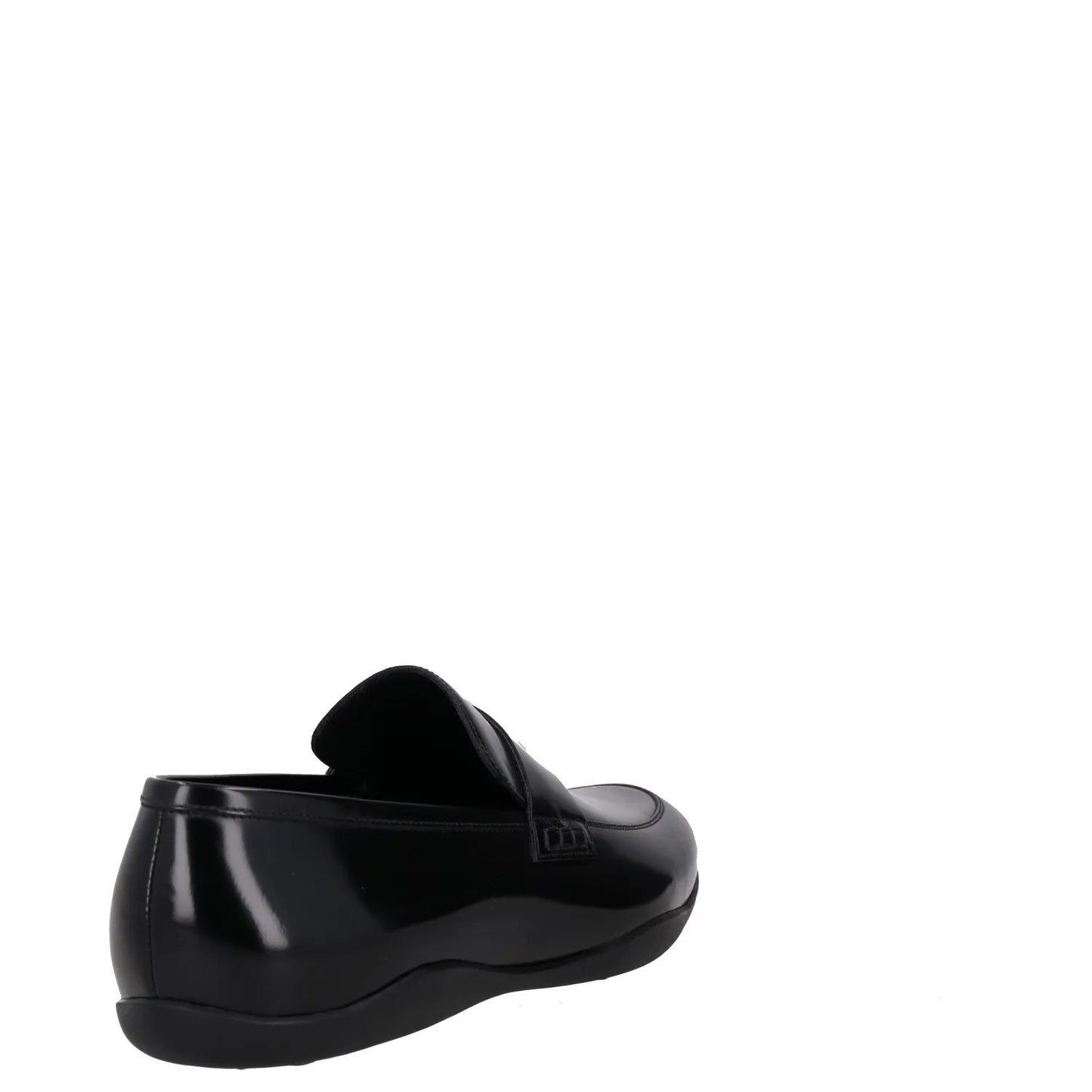 HARRYS Mens Dress Shoes Black Leather Slip On Almond Toe Loafers UK 12.5 RRP 250 — View 6