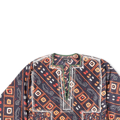 ISABEL MARANT Womens Tunic Kimono Top Silk Multicoloured Size 38 RRP 350 — View 2