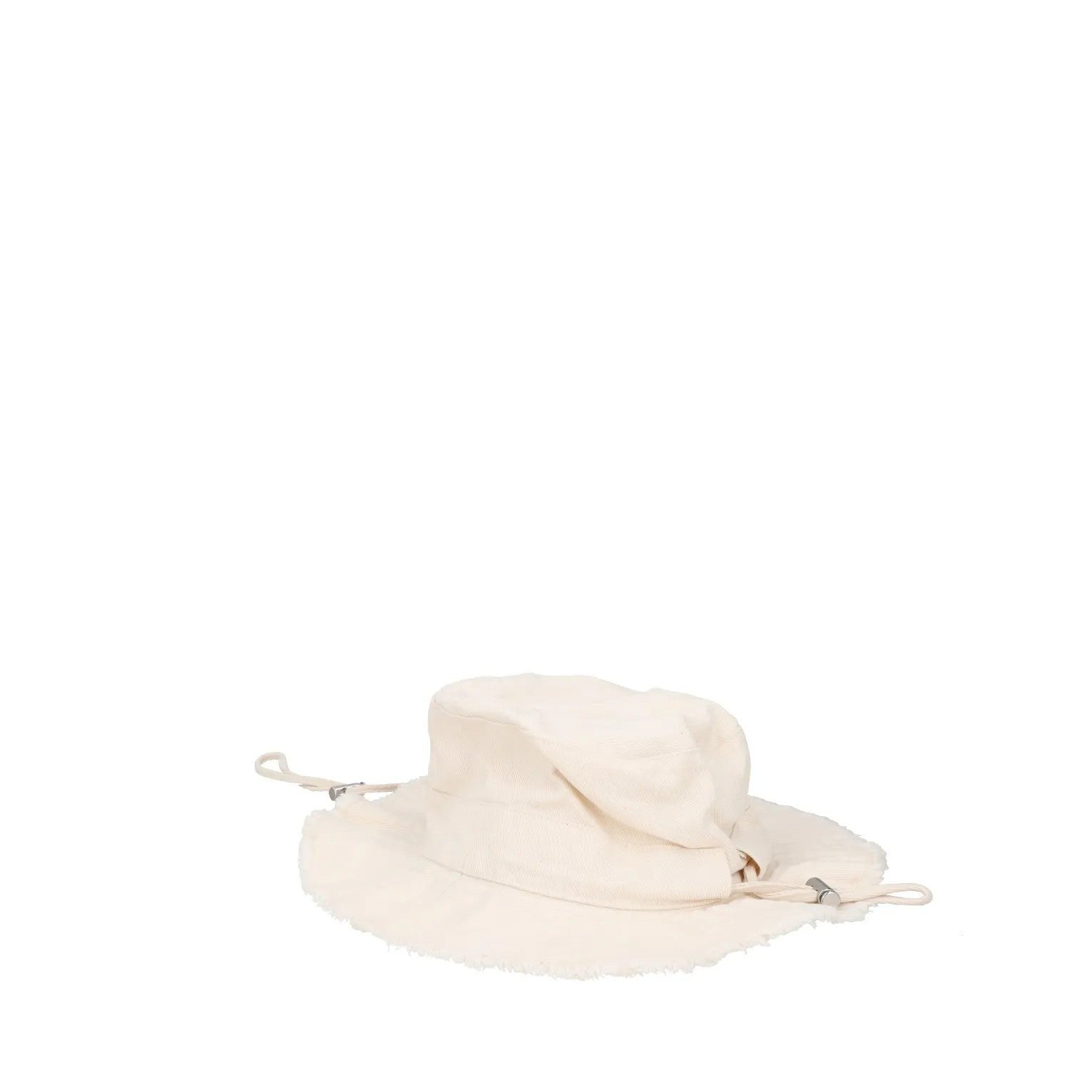JACQUEMUS Unisex Jacqu Le Bob Artichaut Hat Neutrals Logo Strap Size 60 RRP 125 — View 4