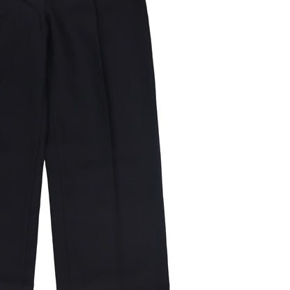 ALEXANDER WANG Womens High Waisted Pleated Trouser Logo Elastic Black 2 RRP 595 — View 3