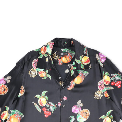 EDWARD CRUTCHLEY Mens Shirt Silk Collared Short Sleeve Buttoned Size XL RRP 300 — View 2