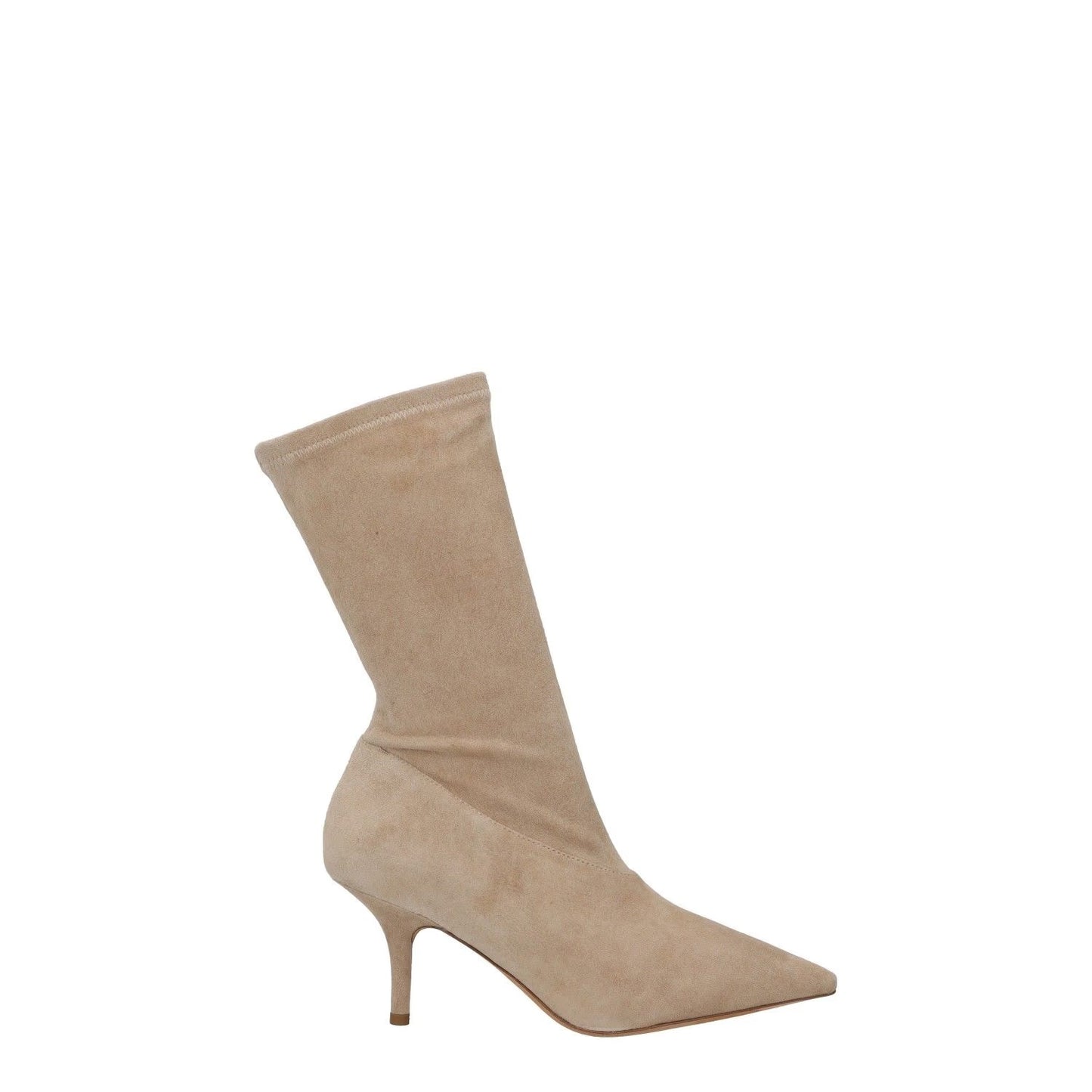 YEEZY SEASON 5 Womens High Heels Beige Kitten Heel Mid Calf UK 5 RARE RRP 500