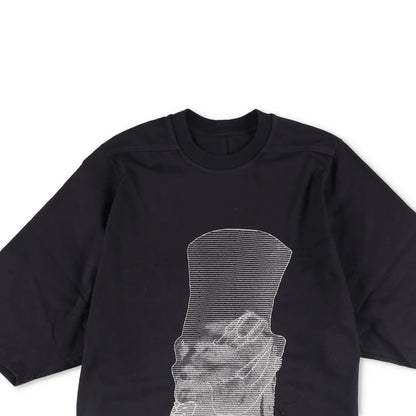 RICK OWENS Mens T-Shirt  Ron Jumbo Short Sleeve Crew Neck Black Size M RRP 585 — View 2