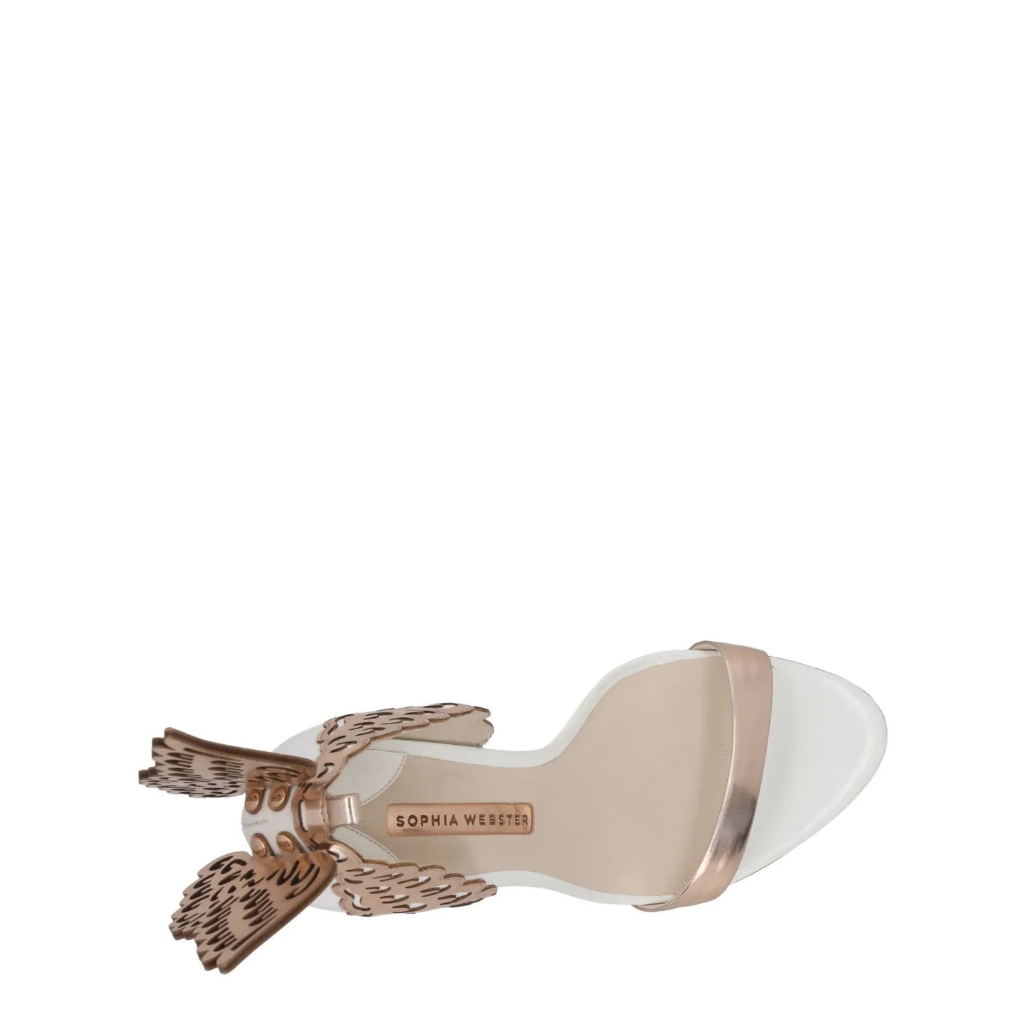 SOPHIA WEBSTER Evangeline Sandal Leather White Comfort Buckle Closure UK7 RRP580 — View 7