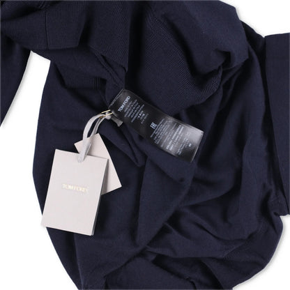 TOM FORD Mens Fine Gauge Merino Roll Neck Blue Turtleneck Jumper Size 48 RRP 930 — View 6