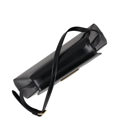 PRADA Womens Spazzolato Brushed Leather Shoulder Bag Black Size M RRP 2650 — View 7