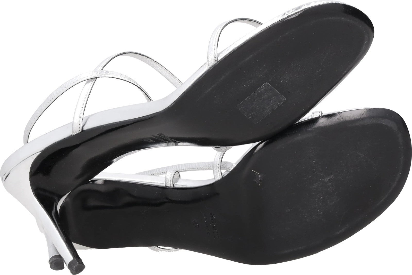KHAITE Women Khaite Loop 75 Strappy High Heel Sandal White UK 7 RRP 744 — View 8