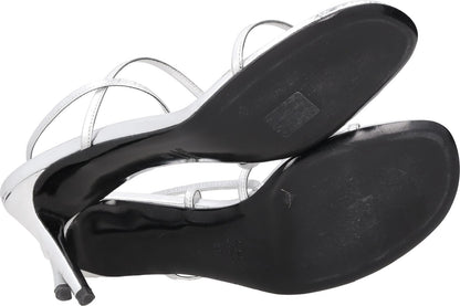 KHAITE Women Khaite Loop 75 Strappy High Heel Sandal White UK 7 RRP 744 — View 8