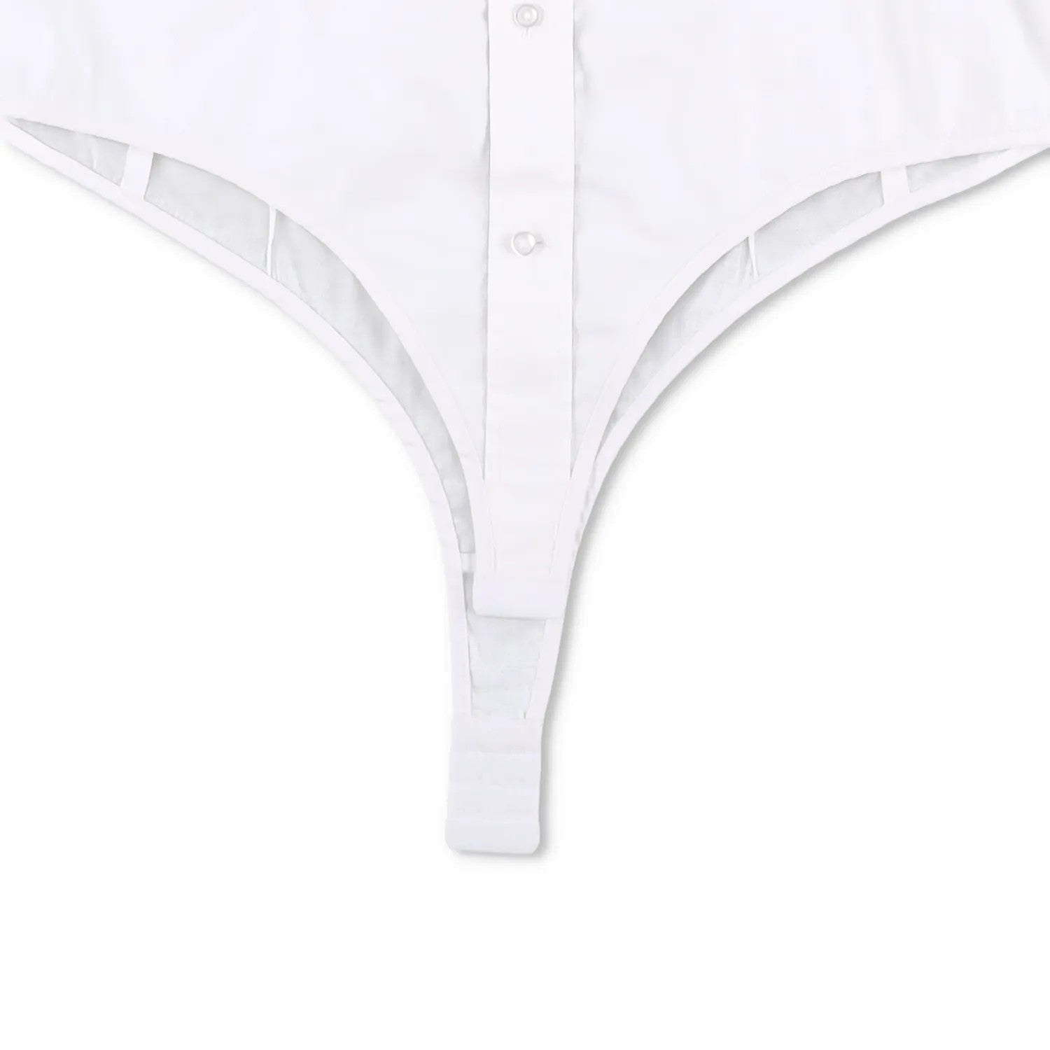 BETTTER Womens Fitted Bra Shirt White Basic Button-Up White Size S RRP 530 — View 5