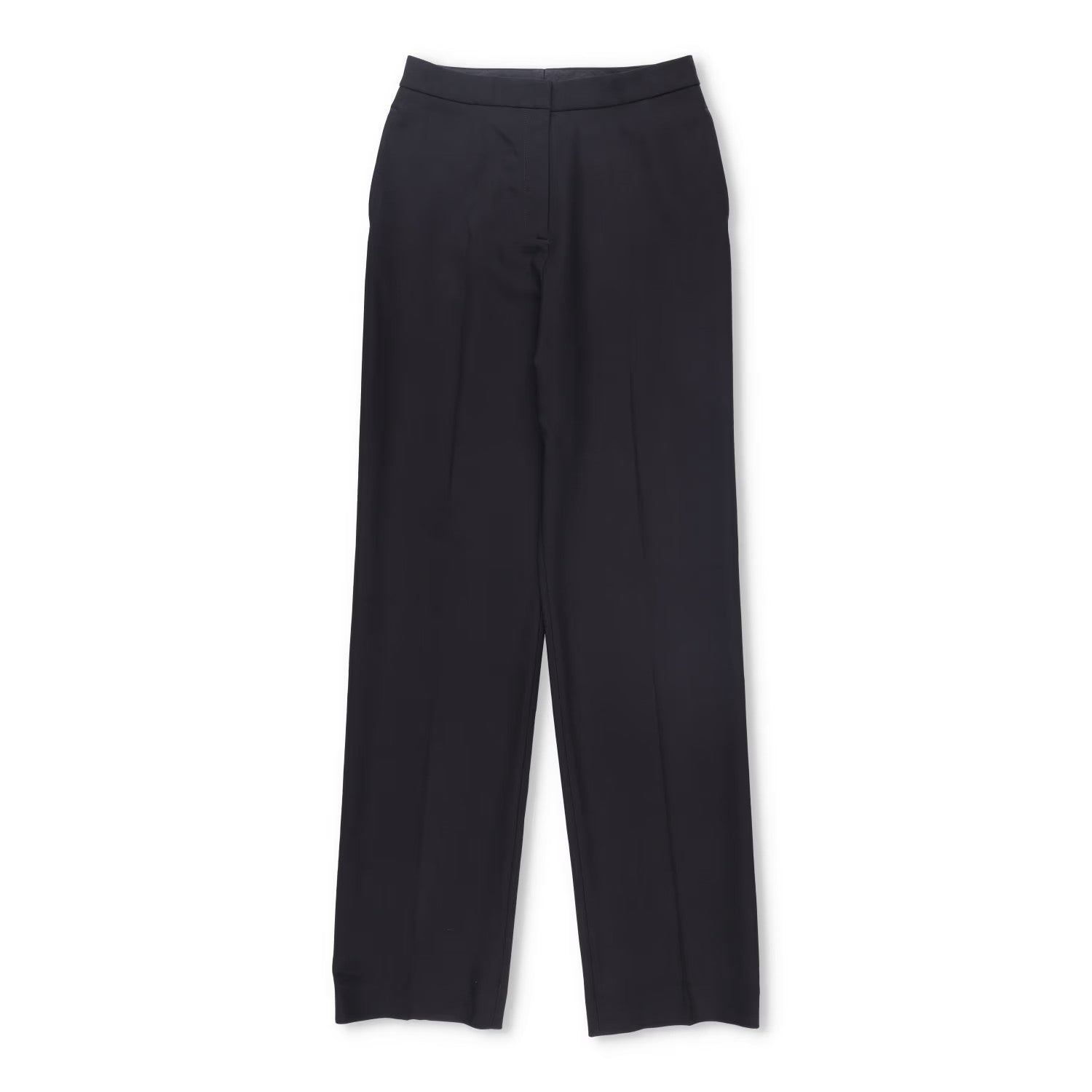 TOVE Womens Amie Tailored Trousers Slim Leg Black Pleated Flat Front 36 RRP 690