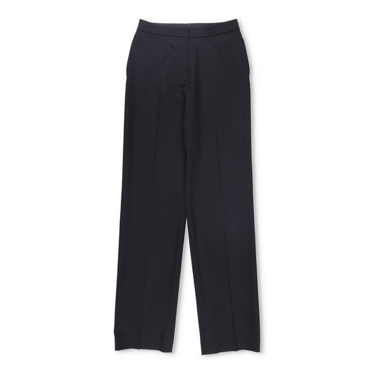 TOVE Womens Amie Tailored Trousers Slim Leg Black Pleated Flat Front 36 RRP 690