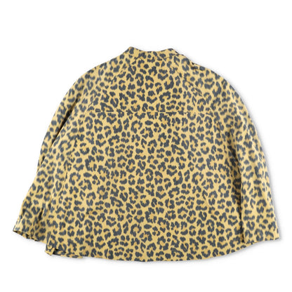 DIOR HOMME Mens Cape Coutre Jacket Leopard Print Buttoned Collarless 50 RRP 750 — View 5