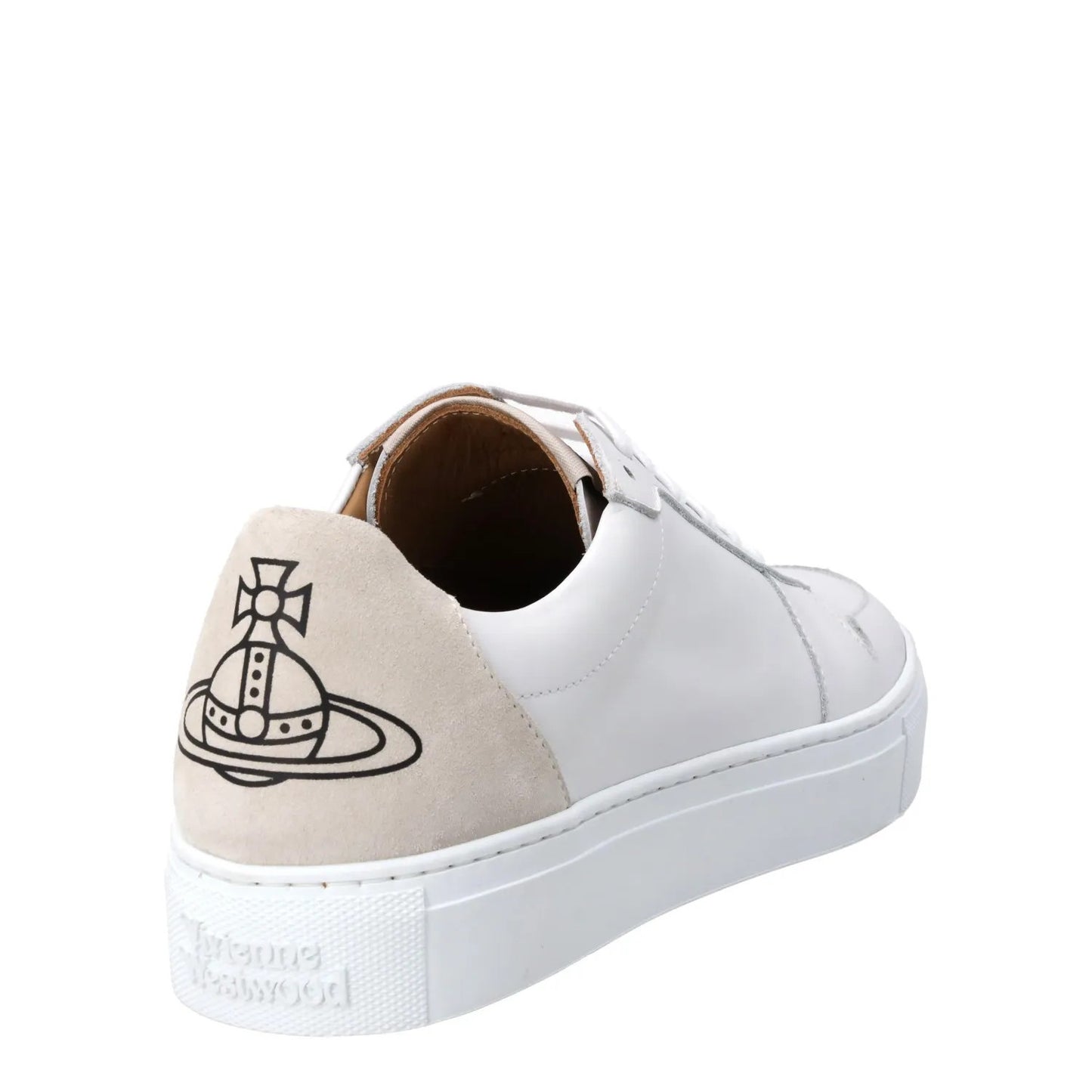VIVIENNE WESTWOOD Womens Sneaker Leather White Comfort Low Top Laced UK 8 RRP365 — View 6
