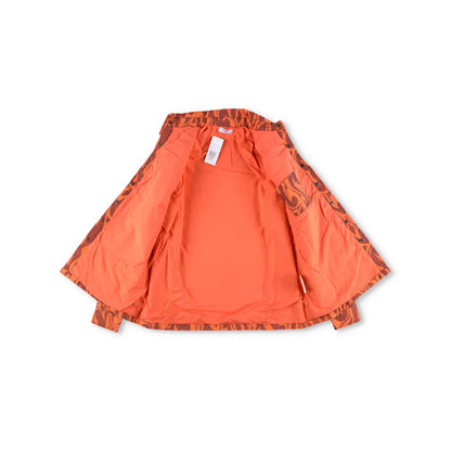 ERL Unisex Canvas Jacket Woven Orange Button Graphic Print Long Sleeve XS RRP450 — View 6