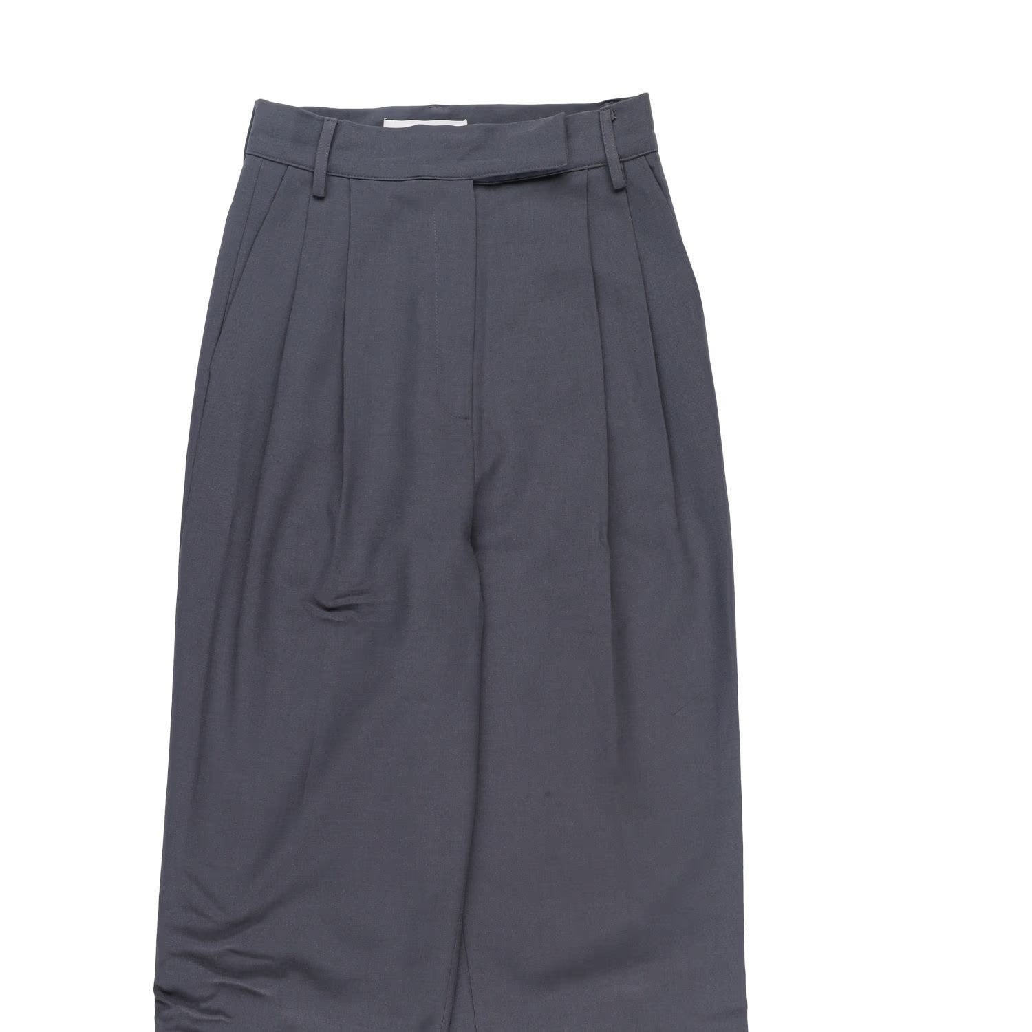 FRANKIE SHOP Womens Bea Suit Pants Grey Pleated Wide Leg Size XS RRP 195 — View 7