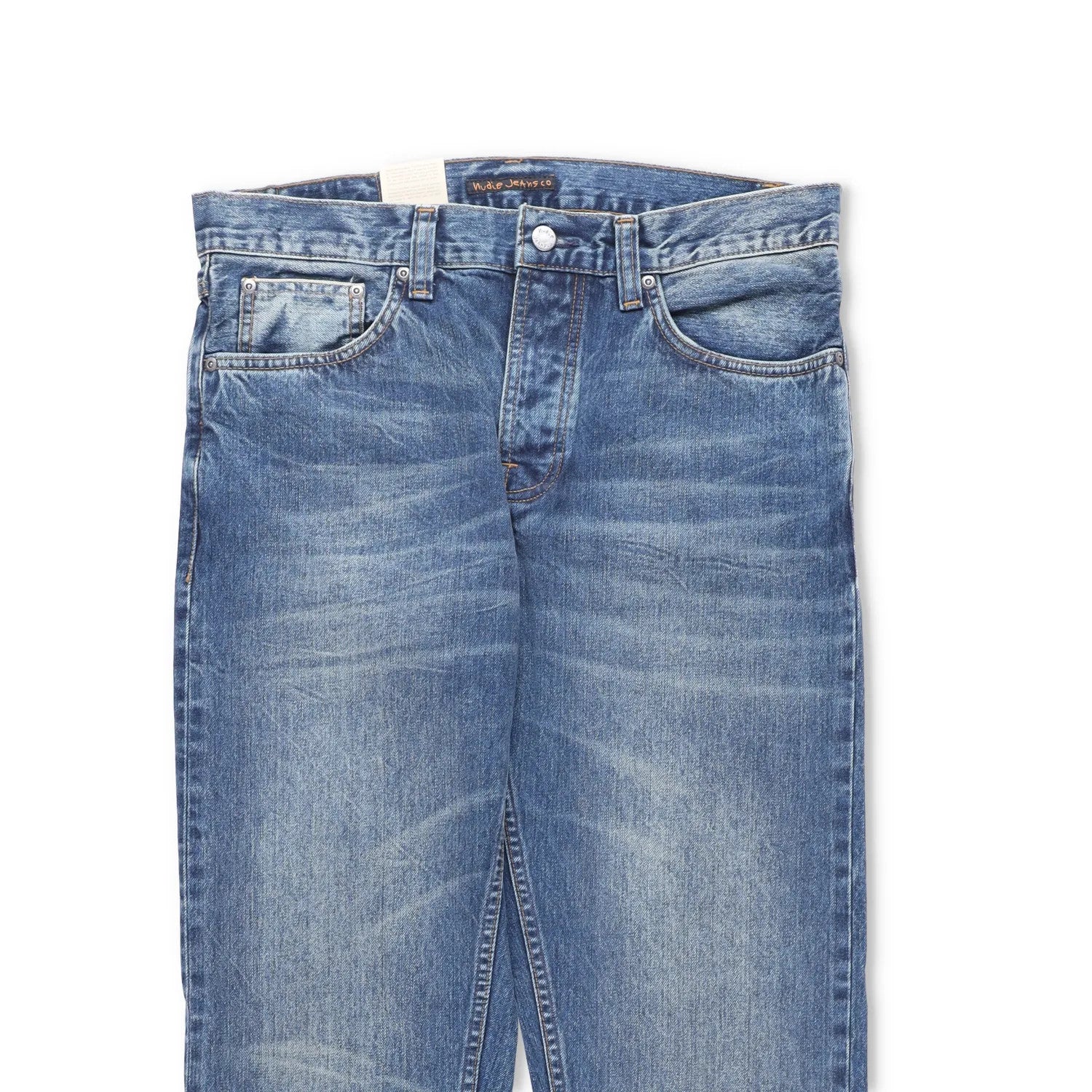 NUDIE JEANS Mens Jeans Steady Eddie Ii Stormy Selvedge Straight Blue 29 RRP 200 — View 2