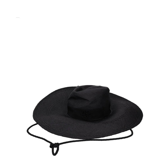 RUSLAN BAGINSKIY Womens Wide Brim Straw Fedora Hat Black Size M RRP 520 — View 2