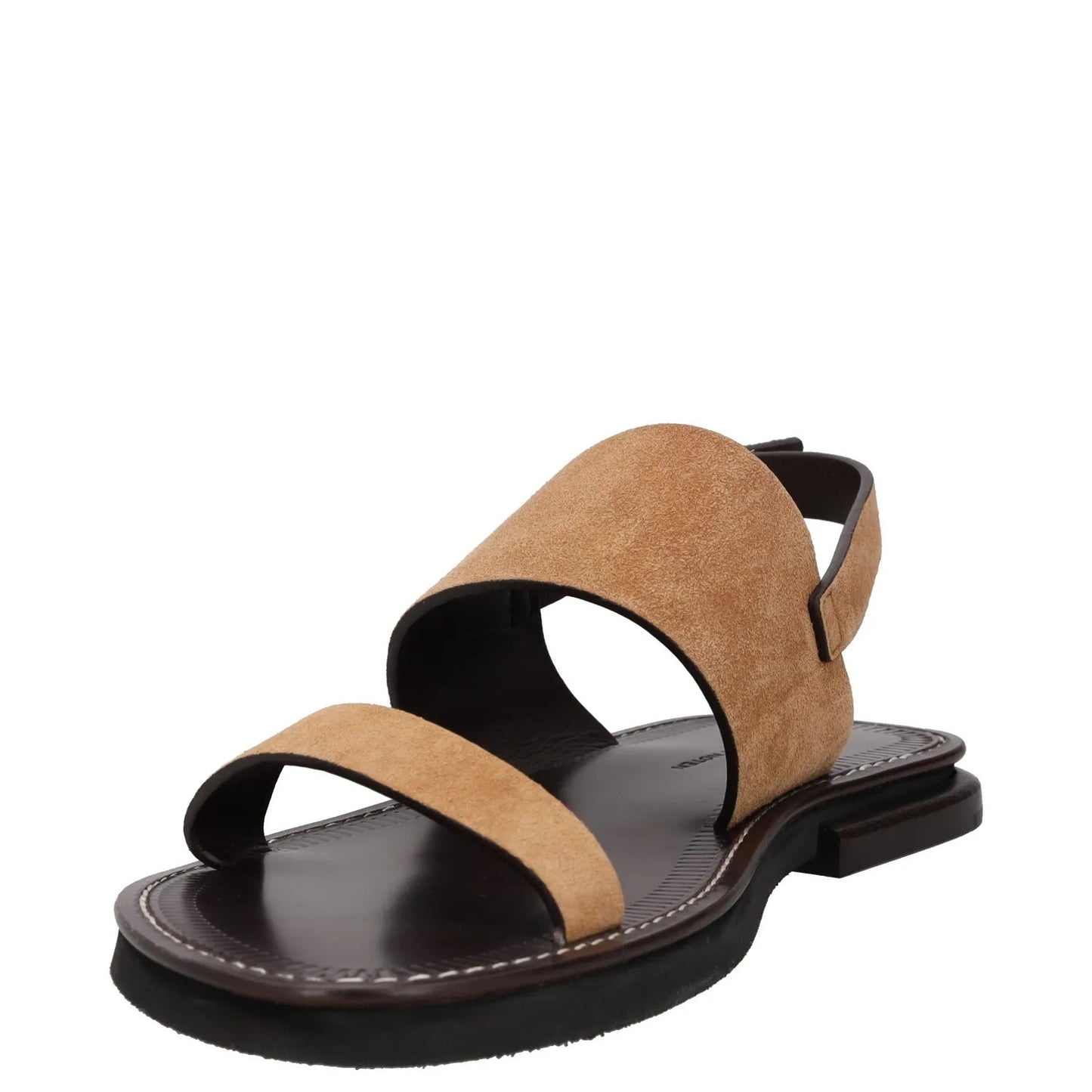 DRIES VAN NOTEN Womens Sandal Brown Leather Strap Buckle Open Toe UK 8 RRP 375 — View 3