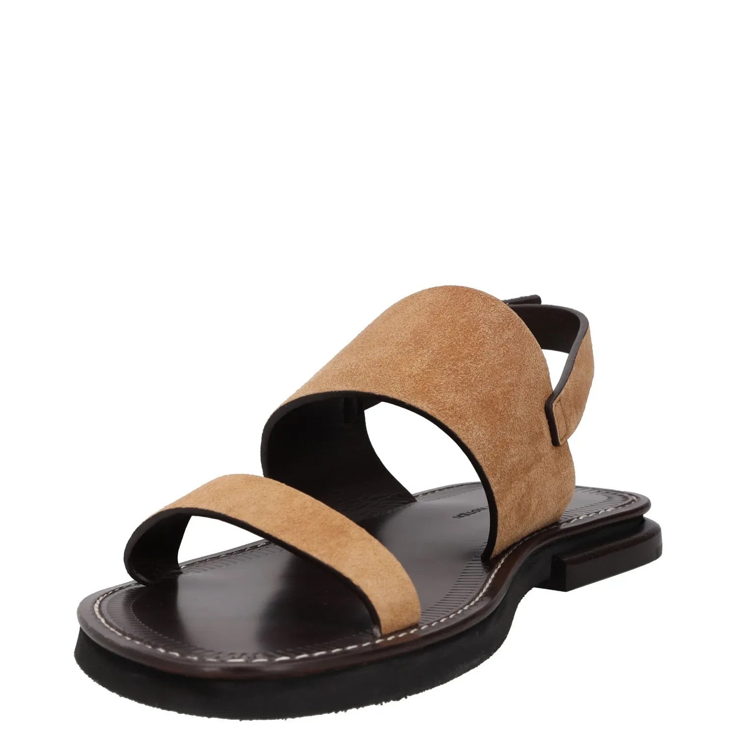 DRIES VAN NOTEN Womens Sandal Brown Leather Strap Buckle Open Toe UK 8 RRP 375 — View 3
